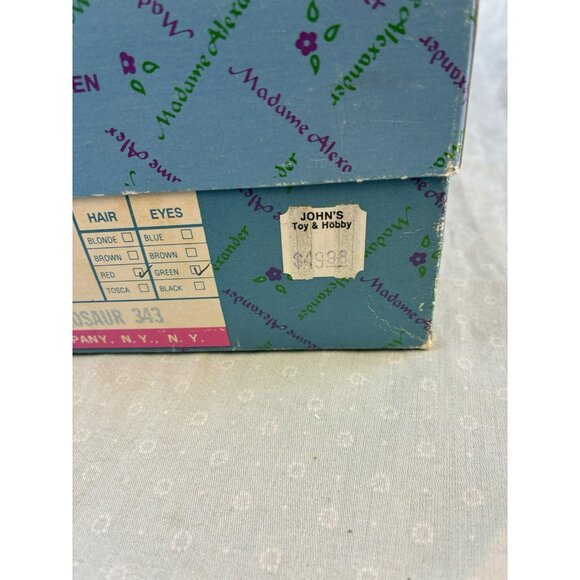 Madame Alexander #343 Dinosaur Doll 8" Vintage w/ Original Box - Picture 16 of 16